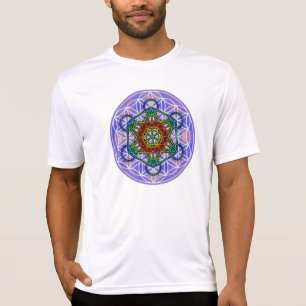 T-shirt Fleur de la vie/de cube de Metatron