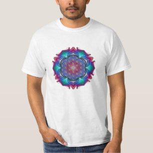 T-shirt FLEUR DE LA VIE/de DES Lebens - mandala IV de