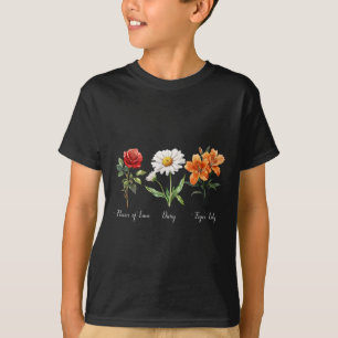T-shirt Fleur de l'amour subtilement florale anti-Trump Da