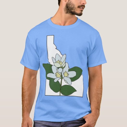 T-shirt Fleur de l'État de l'Idaho 1 (Devant)
