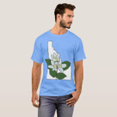 T-shirt Fleur de l'État de l'Idaho 1 (Devant entier)