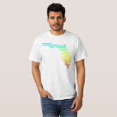 T-shirt fleur de l'été (Devant entier)