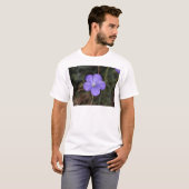 T-shirt Fleur de lin éternel ou bleu (Devant entier)