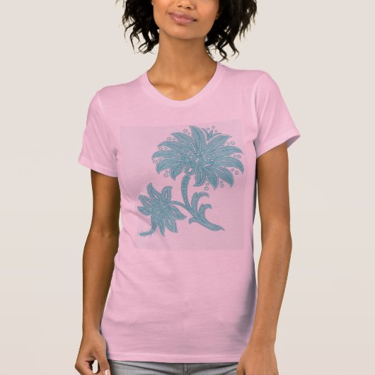 T-SHIRT FLEUR DE L'INDE (Devant)