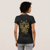 T-shirt Fleur de lis 4 conçoit pour sélectionner de (Dos entier)