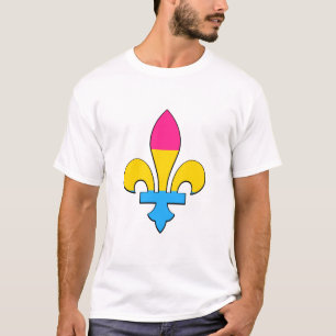 T-Shirt fleur-de-lis de fierté pansexuelle