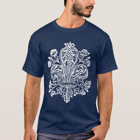 T-shirt Fleur de lis française de la Renaissance  (Devant)