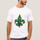 T-shirt Fleur de Lis Noël (Devant)