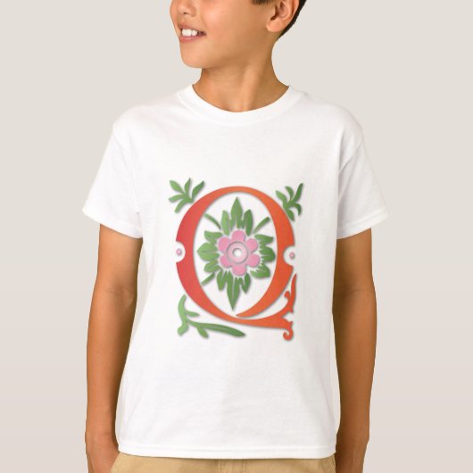 T-shirt Fleur de lis Q Monogramme (Devant)