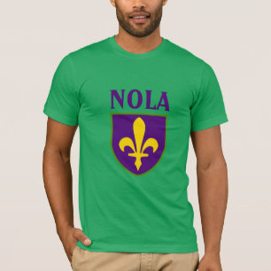 T-shirt Fleur De Lis Shield, NOLA