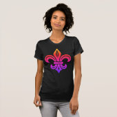 T-Shirt "Fleur-de-lis stylisé" (Devant entier)