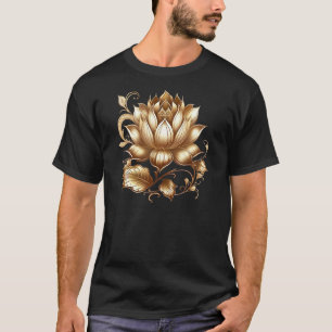 T-shirt Fleur de lotus Bouddhisme symbole spirituel yoga n