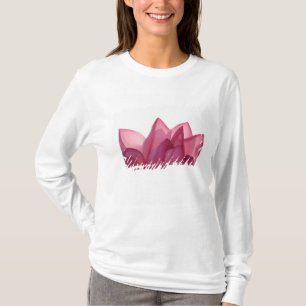 T-shirt fleur de lotus [Nelumbio speciosum] en pleine