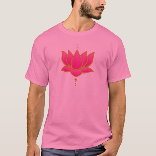 T-shirt Fleur de Lotus rose (Devant)