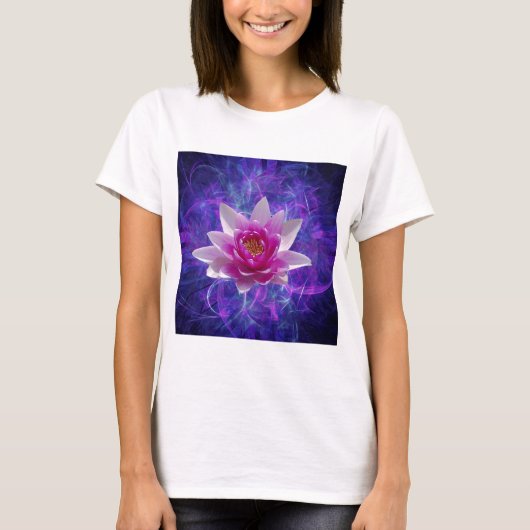 T-shirt Fleur de lotus rose et signification (Devant)