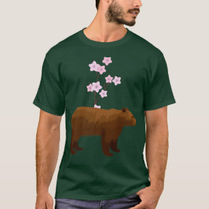 T-shirt Fleur de l'ours à la floraison japonaise Sakura Tr