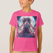 T-shirt Fleur de lune d'Anime (Devant)