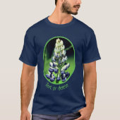 T-shirt Fleur de lupine pourpre à un seul Wild Personnalis (Devant)