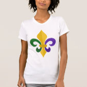 T-shirt Fleur de lys Mardis Gras (Devant)