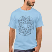 T-shirt Fleur de mandala (Devant)