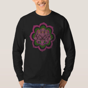 T-shirt Fleur de Mandala spirituelle Fleur de Yoga Lot boh
