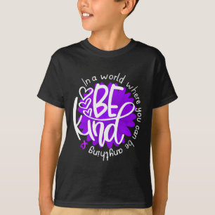 T-shirt Fleur de marguerite être type Violet Surdose de se