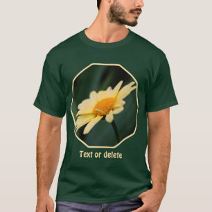 T-shirt Fleur de marguerite jaune doux Nature Personnalisé