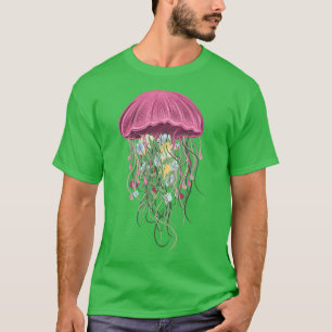 T-shirt fleur de méduse belle baignade fleurie