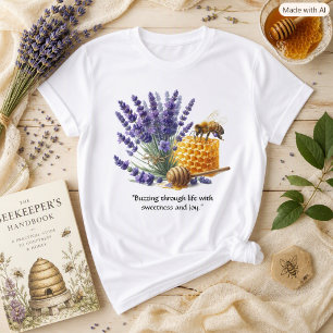 T-Shirt Fleur de Miel de Lavande / Douce Abeille