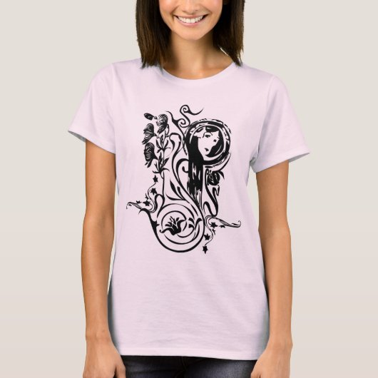T-shirt Fleur de Nouveau (Devant)