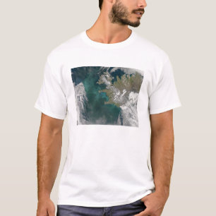 T-shirt Fleur de phytoplancton dans l'océan Atlantique