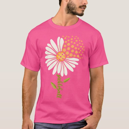 T-shirt Fleur de Pickleball Daisy (Devant)