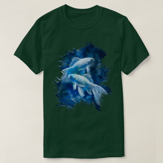 T-shirt fleur de poisson (Design devant)