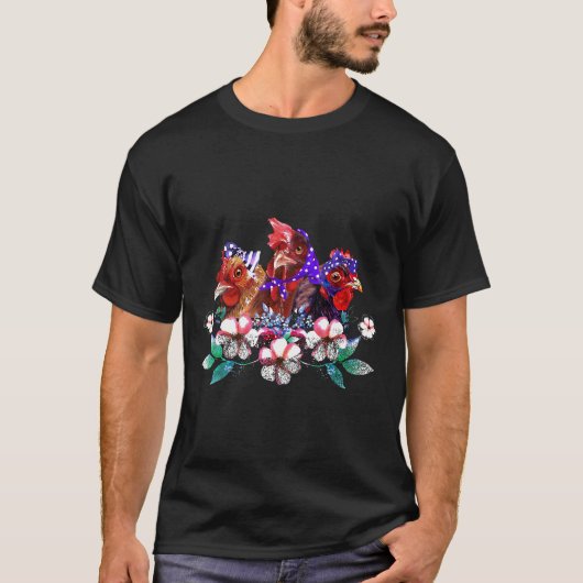 T-shirt Fleur de poulet Incroyable (Devant)