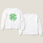 T-Shirt Fleur de Saint-Patrick (Motif Recto et Verso)