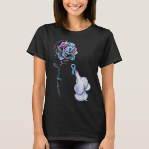 T-shirt Fleur de sensibilisation à la prévention du suicid