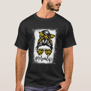 T-shirt Fleur de soleil blanchie Maman Tee - shirts de vie