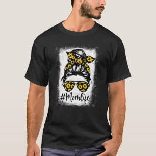 T-shirt Fleur de soleil blanchie Maman Tee - shirts de vie