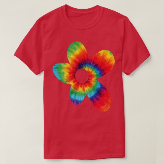 T-shirt Fleur de teinture cool (Design devant)