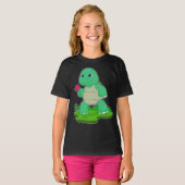 T-shirt Fleur de tortue (Devant entier)