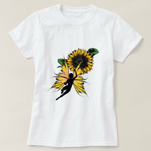 T-shirt Fleur de tournesol (Design devant)