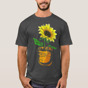 T-shirt Fleur de tournesol Hippie Fleur de fleurs mignonne