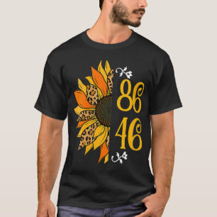 T-shirt Fleur de tournesol Impeach mignonne 86VNeck