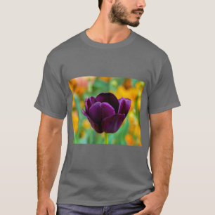 T-Shirt Fleur de Tulipe Élégant