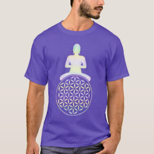 T-shirt Fleur de vie / Blume des Lebens - Bouddha