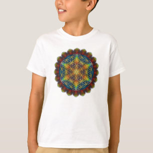 T-shirt FLEUR DE VIE / Blume des Lebens - Mandala III