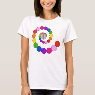 T-shirt Fleur de vie / Blume des Lebens - points spiraux