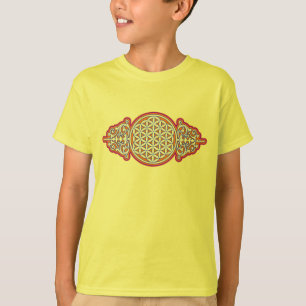 T-shirt Fleur de vie / Blume des Lebens - vintage VII
