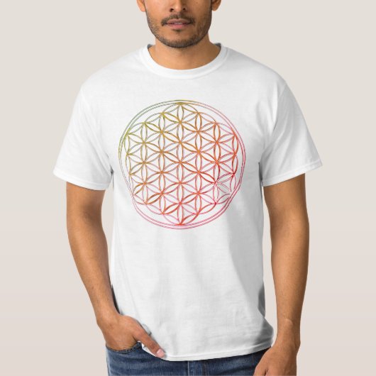 T-shirt Fleur De Vie | coloré (Devant)