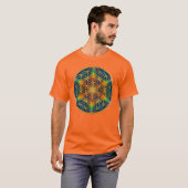 T-shirt FLEUR DE VIE - Fleur Fractale 1 (Devant entier)